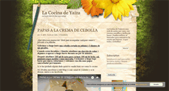 Desktop Screenshot of lacocinadeyaiza.com