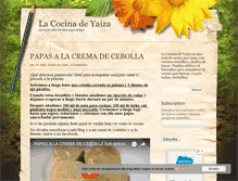 Tablet Screenshot of lacocinadeyaiza.com